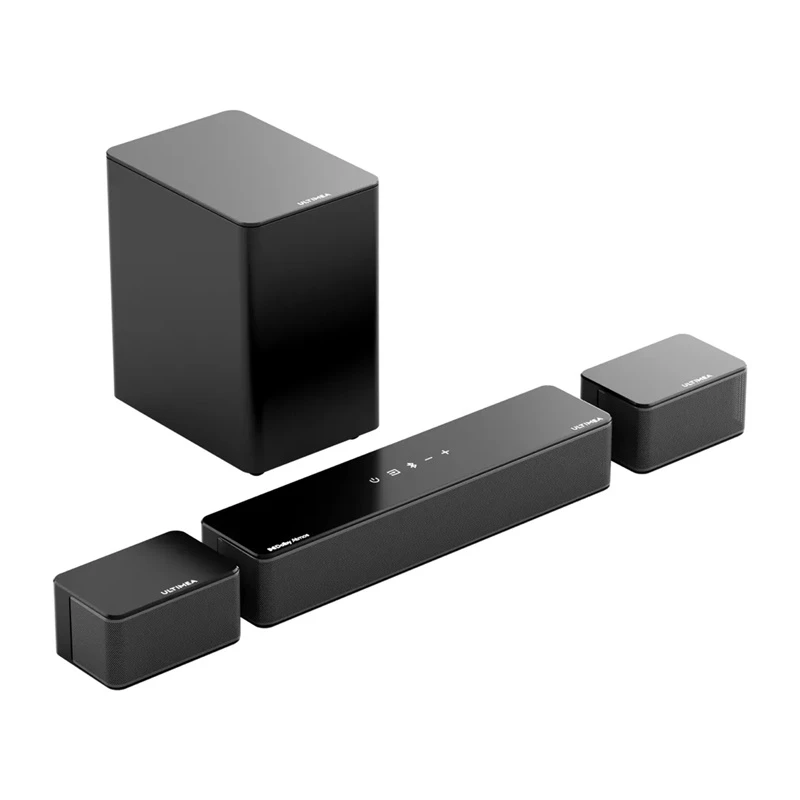 Barra de sonido Ultimea U2520 5.1 canales con subwoofer inalámbrico, Dolby Atmos, control por APP, negro