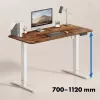 Escritorio con regulación eléctrica de altura ergo office ER-400 W — altura máx. 1160 mm, carga máx. 80 kg