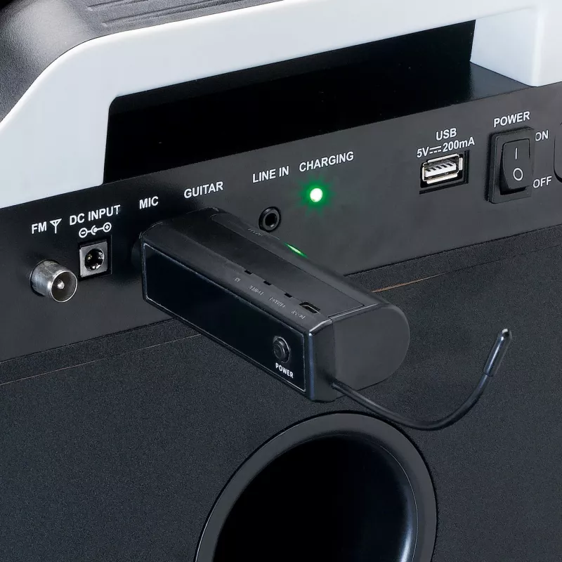 Micrófono de escenario Lenco MCW-011BK