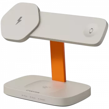 Canyon WCS-310 - Hexagon 310 - 3en1 - base de carga inalámbrica Qi para 3 dispositivos a la vez