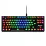 Teclado gaming mecánico Sharkoon Crystal Shark Negro DE con iluminación RGB