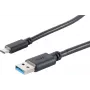 Cable USB S/CONN 13-31045 USB 3.2 Gen 1 3 m USB A USB C negro