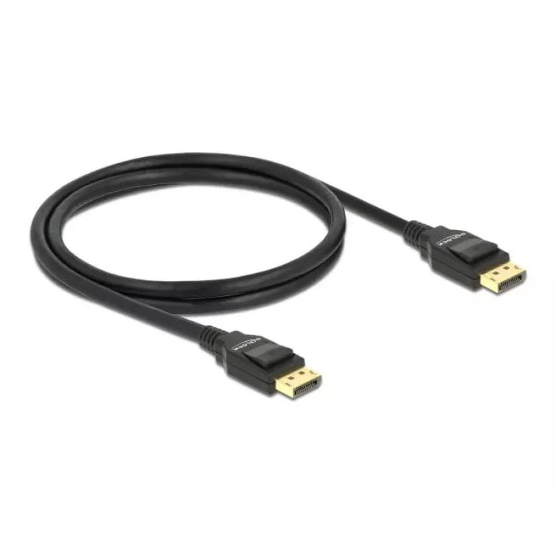 Cable DisplayPort DeLOCK 82423 1 m conector macho a conector macho negro