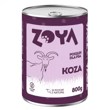 Comida húmeda para perros ZOYA Cabra 800 g lata – alimento completo para perros adultos con carne de cabra
