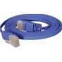 Shiverpeaks cable de conexión plano de alta calidad, U/UTP, sin apantallar, Cat 6, azul, 3,0 m - ultrafino para colocar bajo alfombras y rodapiés (77803B)