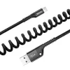 Baseus cable en espiral Lightning 1m 2A (negro)