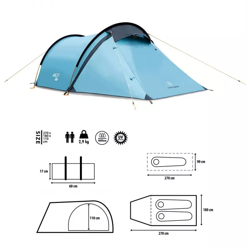 Tienda de campaña - Nils Camp NC6003 North Peak