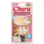 INABA Churu atún con salmón - snacks para gatos - 4x14 g