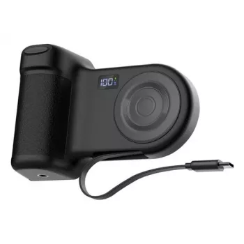 Belkin Stage PowerGrip Agarre para teléfono con batería externa, Charcoal