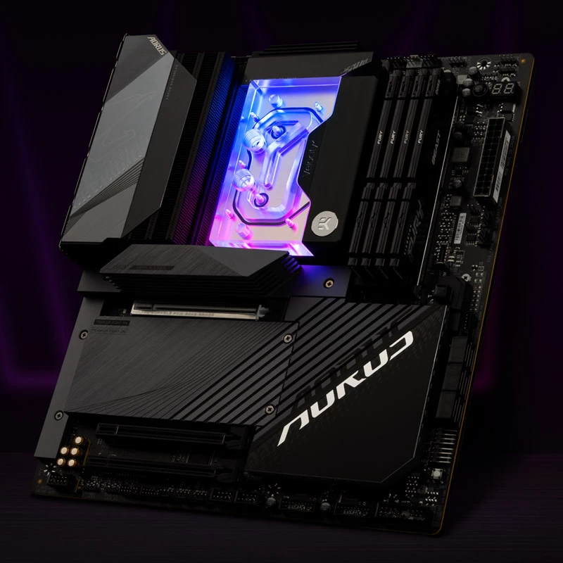 EK Waterblocks EK-Quantum Velocity2 D-RGB - AM5, níquel + acrílico