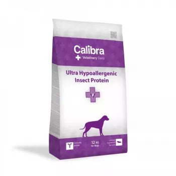 CALIBRA Veterinary Diets Dog Ultra-Hypoallergenic Insect - pienso para perros - 12 kg