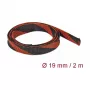 Funda protectora de cable DeLOCK 20743 negro rojo