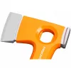 Hacha de mano Fiskars 1069101, cabeza de acero, 330 mm de longitud, naranja