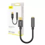 Adaptador de cable Baseus CATL54-01 Type-C a 3,5 mm, Negro
