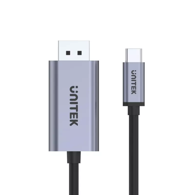 Adaptador de cable UNITEK V1409A USB-C DisplayPort Negro, Gris