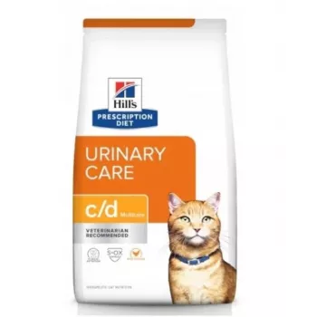 HILL'S PRESCRIPTION DIET Feline c/d Urinary Care Multicare pienso para gatos pollo 8 kg