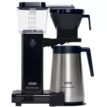 Cafetera de filtro MOCCAMASTER KBGT 741 — 1,25 l (10 tazas), 1520 W, acero, depósito de agua extraíble
