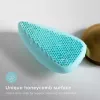 Cepillo de limpieza facial Homedics FAC-350-EUA Honeycomb Silicon, cabezal de silicona con celdas para una limpieza suave