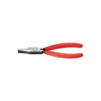 Alicate plano Knipex longitud total 140 mm cabeza negra atram. cubierta de rótula