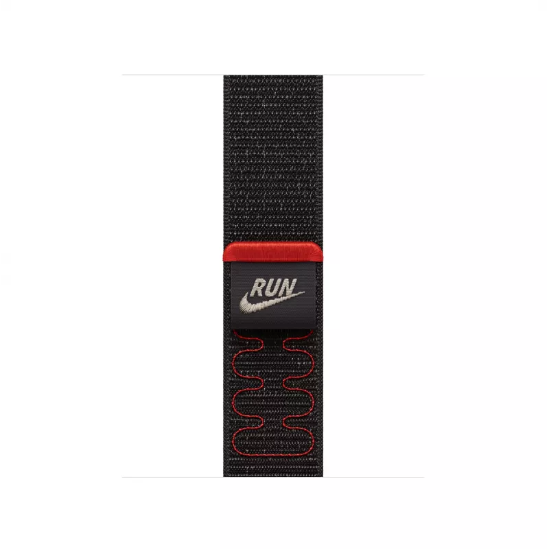 Correa Apple Nike Sport Loop negra nailon, poliéster reciclado, spandex