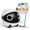 Enabot ROLA Mini robot compañero para mascotas, láser, 5000 mAh, blanco/negro