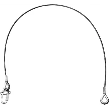 Cable de seguridad EUROLITE UNV-35FBS 6x1000mm hasta 35kg negro