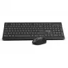 Inca IWS-519 teclado y ratón con Office RF inalámbrico QWERTY turco negro