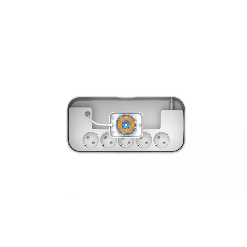 Regleta de alimentación Energizer EPB2500W03EU — cable de 2 m, 5 tomas, 2500 W, interior, blanco