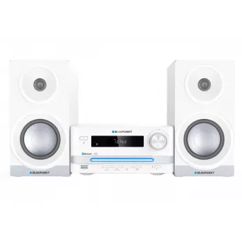 Microcadena de audio para el hogar BLAUPUNKT MS16BT 15 W, CD/USB/MP3, Bluetooth, FM RDS, blanca