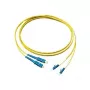 Latiguillo de fibra óptica GoodConnections dúplex OS2 (monomodo, 9/125) LC/SC, LSZH, polaridad reversible, 2m,