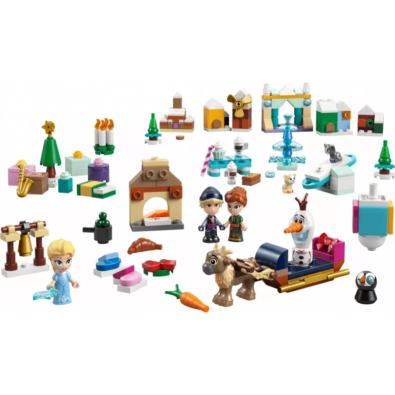 Juguete de construcción LEGO Disney Frozen calendario de adviento 2025 Set 43273 — 231 piezas, 4 minifiguras, edad 5+