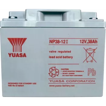 Yuasa NP38-12 - 38000 mAh - Batería de plomo-ácido sellada (VRLA) - 12V - 14,2 kg - 165 x 197 x 170 mm (NP38-12)