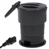 Hervidor de agua eléctrico Adler AD 1377G, capacidad 0,6 L, 600 W, gris, plástico/silicona/acero inoxidable