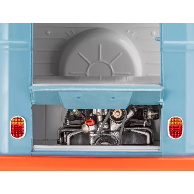 Maqueta de plástico VW T1 Panel Van - decoración Gulf 1/24