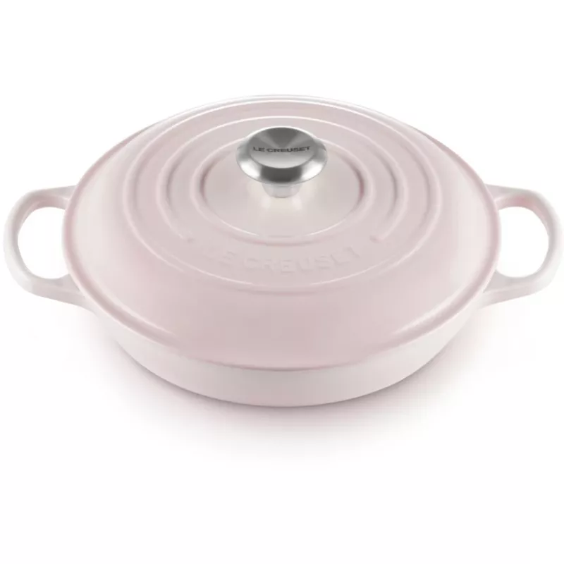 Le Creuset Signature 26 cm Gourmet Professional Asadora Rosa