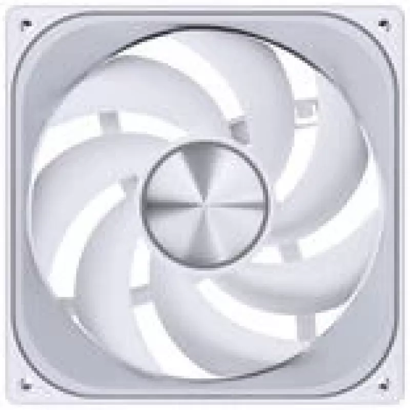 Ventilador de caja Jonsbo ZA-140W PWM ARGB de 140 mm, blanco, Infinity Mirror