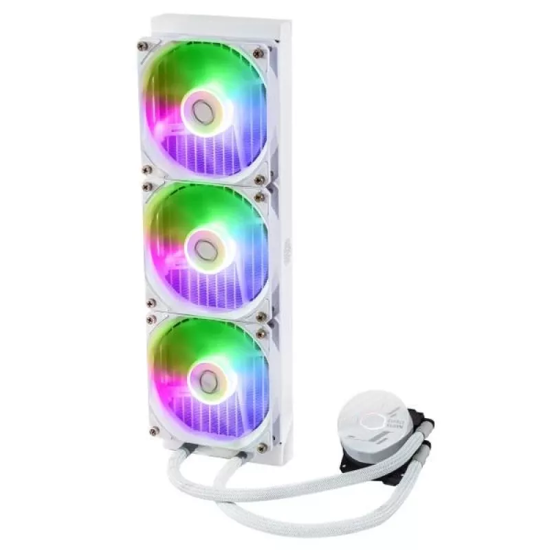 Kit de Refrigeración Líquida Cooler Master MasterLiquid 360L Core ARGB Blanco Ventilador 12 cm