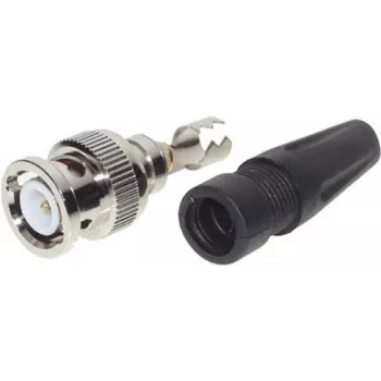 Conector de vídeo BNC ShiverPeaks 98801 — conector macho coaxial atornillable