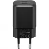 Cargador de pared GOOBAY 75333 — cargador universal AC-USB-C para interiores, 2x USB-C, 35 W, negro