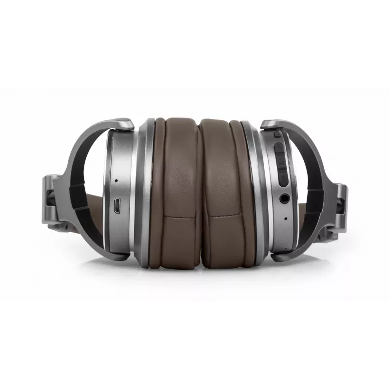 Muse M-278 BT Headset Auriculares inalámbricos con diadema micro-USB Bluetooth marrón, plata