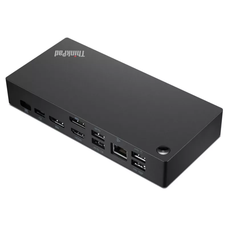 Lenovo ThinkPad Universal USB-C con cable USB 3.2 Gen 1 (3.1 Gen 1) Type-C Negro