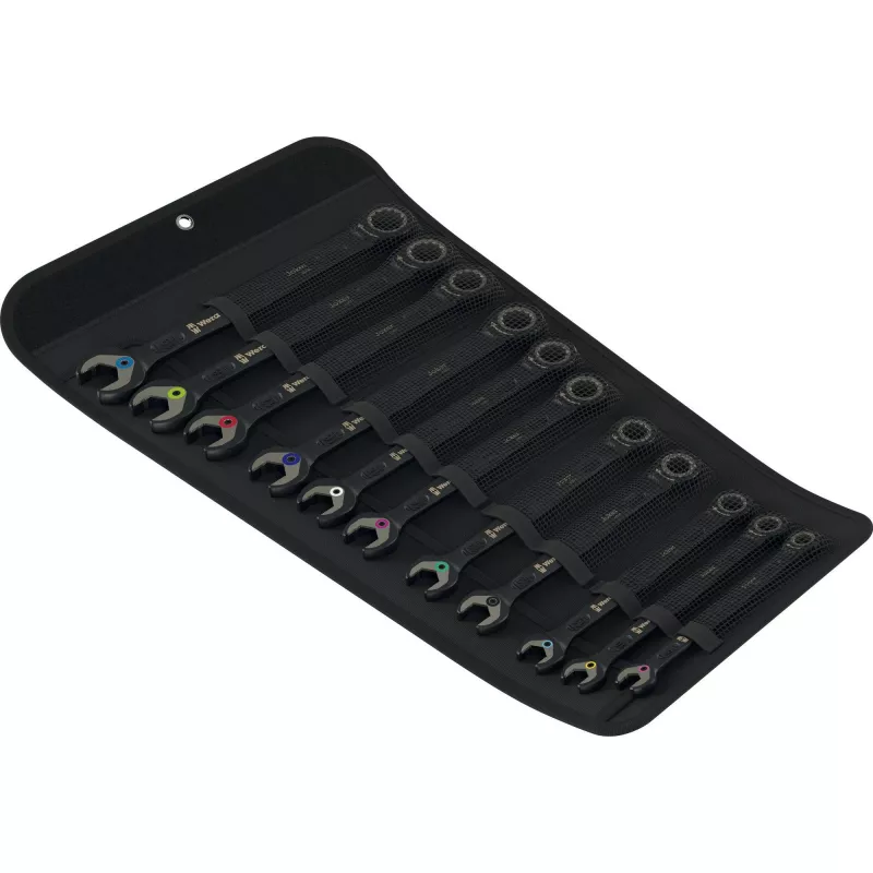 Wera 6000 Joker Black Edition juego de llaves combinadas de carraca, 11 uds.