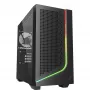 Caja de PC Sharkoon J1000 ARGB mATX — caja Mid-Tower Micro-ATX con iluminación ARGB