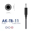 Fuente de alimentación universal Akyga AK-TB-11 9 V / 1 A, 9 W, conector de 5,5 x 2,1 mm, 1,5 m