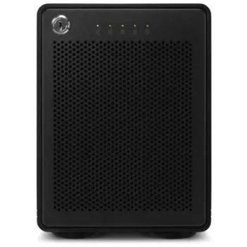 ThunderBay 4 - RAID 5 (negro, caja de almacenamiento de 4 bahías con puertos duales Thunderbolt 3)