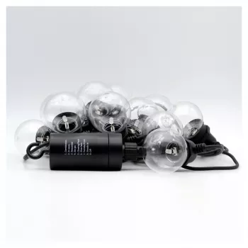 Guirnalda luminosa RealPower 463614 LED 12 luces blanco cálido 4,9 m a pilas (AA)