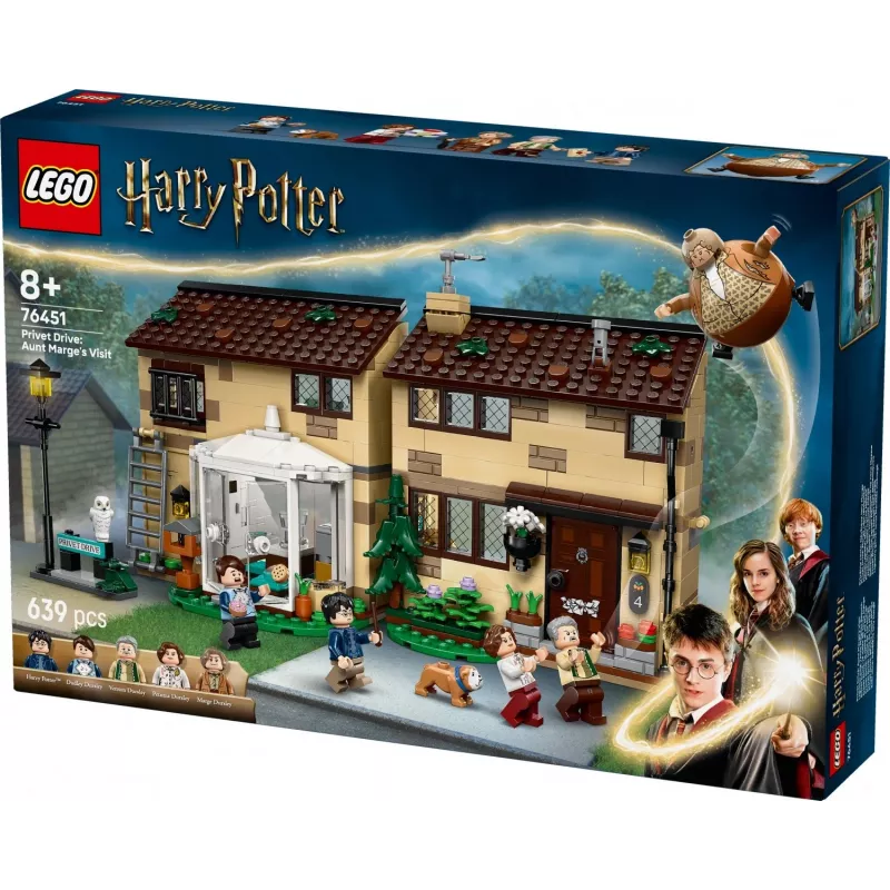 LEGO HARRY POTTER 76451 Privet Drive: La visita de la tía Marge