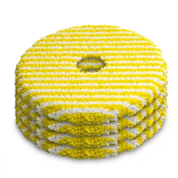 Set de mopas para KARCHER RVM 4 (2.269-130.0) amarillo, blanco