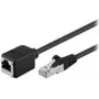 Goobay cable alargador CAT 5e F/UTP, negro, 1,5 m - material de cobre, conector macho RJ45 (8P8C) conector hembra RJ45 (8P8C) (73387)