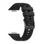Correa de silicona FIXED para Huawei Watch Fit 2 – negra, correa de repuesto suave y flexible